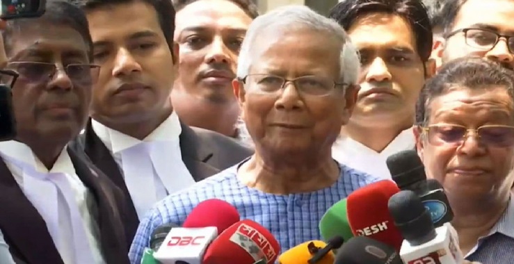 লোহার খাঁচার ভেতর দাঁড়িয়ে থাকা অপমানজনক : ইউনূস