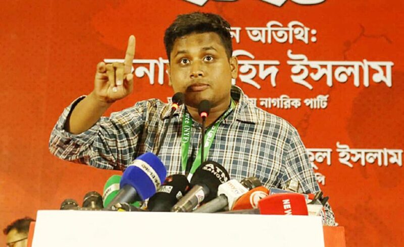 বাংলাদেশে দিল্লির মসনদ জ্বালিয়ে দেওয়া হবে: হাসনাত