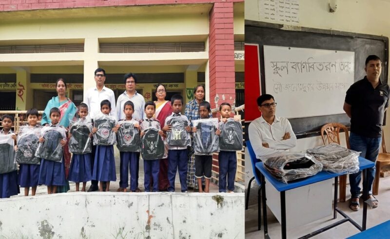 শিক্ষার আলো ছড়াতে দুর্বার উন্নয়ন সংস্থার অনন্য উদ্যোগ: চিতলমারীতে শিক্ষার্থীদের মাঝে স্কুল ব্যাগ বিতরণ